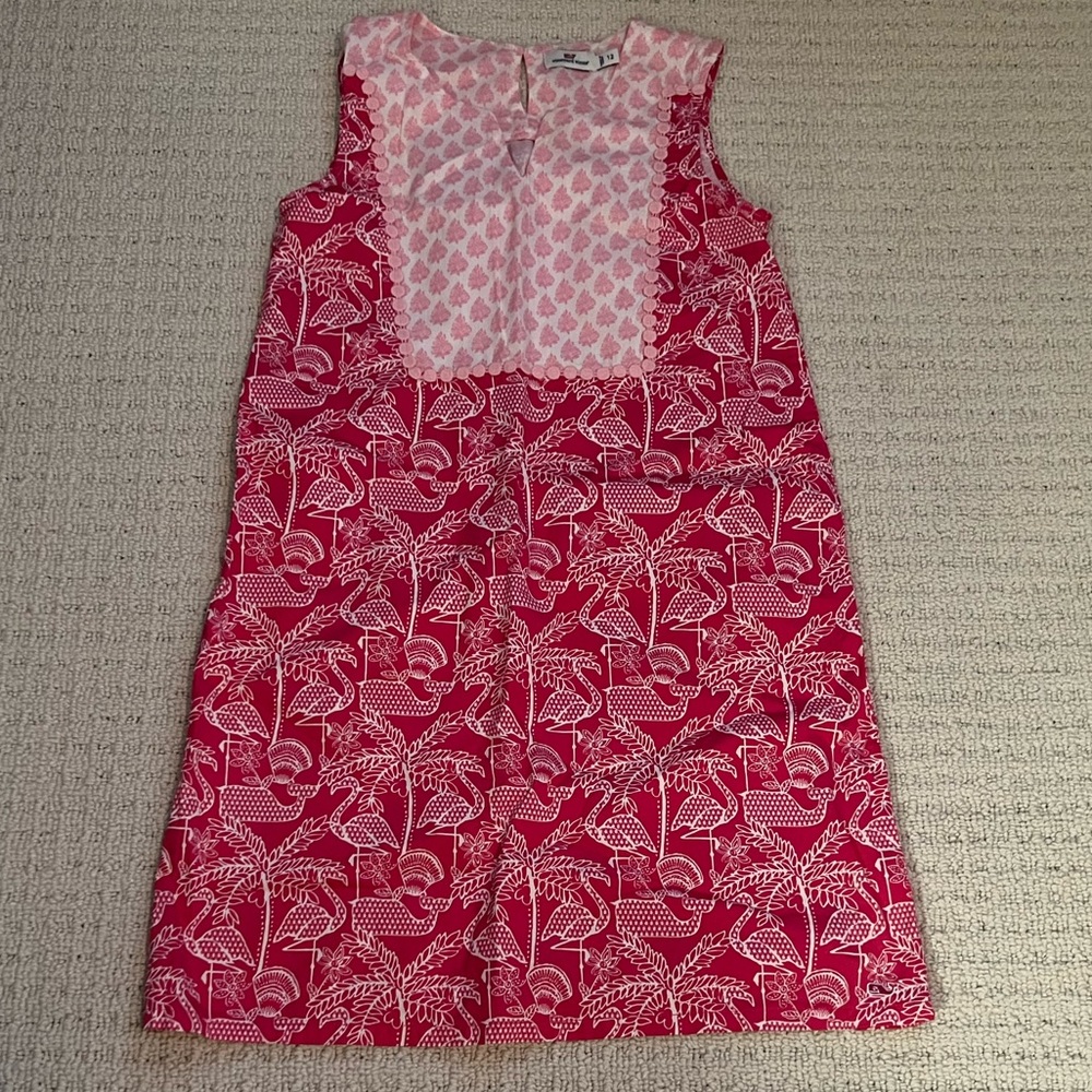 NWOT Vineyard Vines Dress Pink Flamingo - Size 12